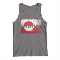 Greenland Pride Patriotic Greenlander Heritage Vintage Flag Tank Top