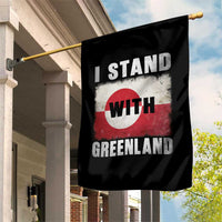 I Stand With Greenland Garden Flag Support Greenlanders Vintage Greenland Flag