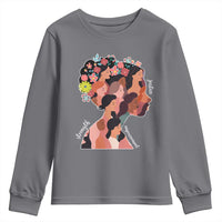 International Women's Day Youth Sweatshirt Justice Strength Empowerment Feminist