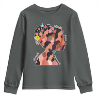 International Women's Day Youth Sweatshirt Justice Strength Empowerment Feminist