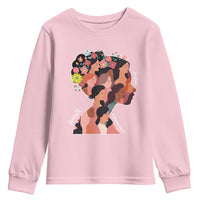 International Women's Day Youth Sweatshirt Justice Strength Empowerment Feminist