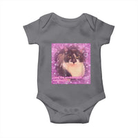 Funny Save The Environment Eat Plastic Baby Onesie Cat Meme