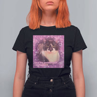 Funny Save The Environment Eat Plastic T Shirt For Women Cat Meme