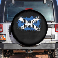 Alba Gu Brath Spare Tire Cover Vintage Scottish Scotland Flag Saltire