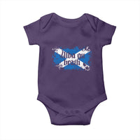Alba Gu Brath Baby Onesie Vintage Scottish Scotland Flag Saltire