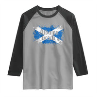 Alba Gu Brath Raglan Shirt Vintage Scottish Scotland Flag Saltire