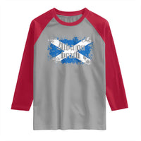 Alba Gu Brath Raglan Shirt Vintage Scottish Scotland Flag Saltire