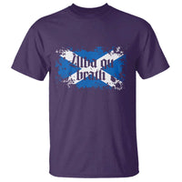 Alba Gu Brath T Shirt Vintage Scottish Scotland Flag Saltire