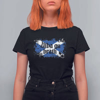 Alba Gu Brath T Shirt For Women Vintage Scottish Scotland Flag Saltire