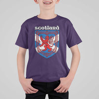 Scottish Pride T Shirt For Kid Scottish Rampant Lion Flag Scotland Coat of Arms