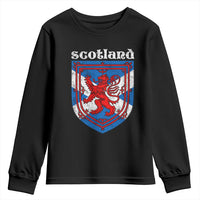 Scottish Pride Youth Sweatshirt Scottish Rampant Lion Flag Scotland Coat of Arms