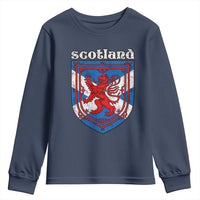 Scottish Pride Youth Sweatshirt Scottish Rampant Lion Flag Scotland Coat of Arms