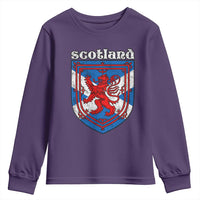 Scottish Pride Youth Sweatshirt Scottish Rampant Lion Flag Scotland Coat of Arms