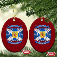 Scotland Forever Saor Alba Scottish Not British Ceramic Ornament Scottish Pride - Wonder Print Shop