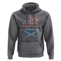 American Grown With Scottish Roots Hoodie Scottish American Heritage Thistle Flower