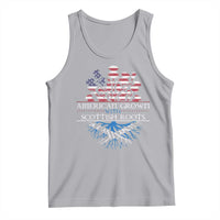 American Grown With Scottish Roots Tank Top Scottish American Heritage Thistle Flower