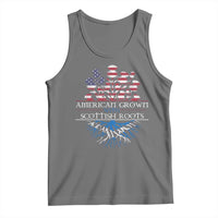 American Grown With Scottish Roots Tank Top Scottish American Heritage Thistle Flower