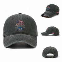 American Grown With Scottish Roots Washed Cotton Baseball Cap Scottish American Heritage Thistle Flower