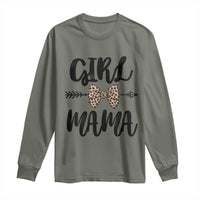 Funny Girl Mama Long Sleeve Shirt Leopard New Mom Mother's Day