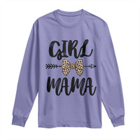 Funny Girl Mama Long Sleeve Shirt Leopard New Mom Mother's Day