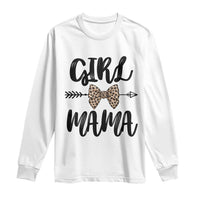 Funny Girl Mama Long Sleeve Shirt Leopard New Mom Mother's Day