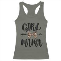 Funny Girl Mama Racerback Tank Top Leopard New Mom Mother's Day