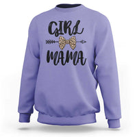 Funny Girl Mama Sweatshirt Leopard New Mom Mother's Day