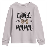 Funny Girl Mama Youth Sweatshirt Leopard New Mom Mother's Day