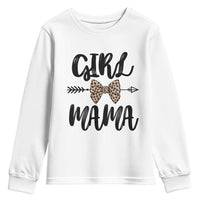 Funny Girl Mama Youth Sweatshirt Leopard New Mom Mother's Day