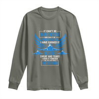 Us Military Air Force Veteran Long Sleeve Shirt It Can't Be Inherited Nor Can It Be Purchased I Have Earned It