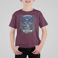 US Military Navy Veteran T Shirt For Kid It Cannot Be Inherited Nor Can It Be Purchased I Have Earned It