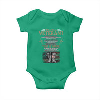 What Is A Veteran That Is Honor American Flag Baby Onesie Veteran's Day