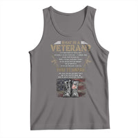 What Is A Veteran That Is Honor American Flag Tank Top Veteran's Day