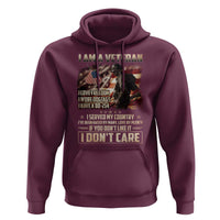I Am A Veteran I Served My Country If You Don't Like It I Don't Care Hoodie