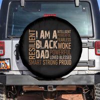 Funny I Am A Black Dad Spare Tire Cover Black History Month Father's Day