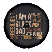 Funny I Am A Black Dad Spare Tire Cover Black History Month Father's Day