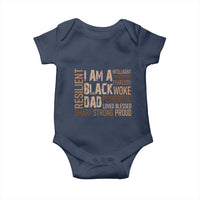 Funny I Am A Black Dad Baby Onesie Black History Month Father's Day