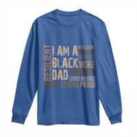 Funny I Am A Black Dad Long Sleeve Shirt Black History Month Father's Day
