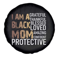 Funny I Am A Black Mom Spare Tire Cover Black History Month Mothers Day