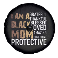 Funny I Am A Black Mom Spare Tire Cover Black History Month Mothers Day