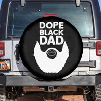 Funny Dope Black Dad Spare Tire Cover Father's Day Juneteenth History Month