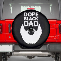Funny Dope Black Dad Spare Tire Cover Father's Day Juneteenth History Month