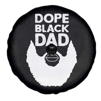 Funny Dope Black Dad Spare Tire Cover Father's Day Juneteenth History Month