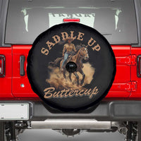 Funny African American Cowgirl Spare Tire Cover Saddle Up Buttercup Southern Western