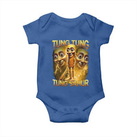Funny Italian Brainrot Tung Tung Tung Sahur Baby Onesie Gen Z Meme