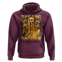 Funny Italian Brainrot Tung Tung Tung Sahur Hoodie Gen Z Meme