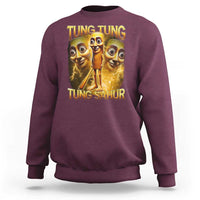 Funny Italian Brainrot Tung Tung Tung Sahur Sweatshirt Gen Z Meme