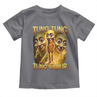 Funny Italian Brainrot Tung Tung Tung Sahur Toddler T Shirt Gen Z Meme