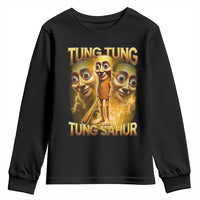 Funny Italian Brainrot Tung Tung Tung Sahur Youth Sweatshirt Gen Z Meme