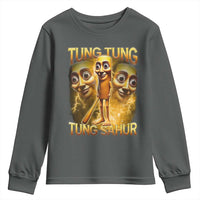 Funny Italian Brainrot Tung Tung Tung Sahur Youth Sweatshirt Gen Z Meme